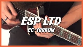 ESP LTD  EC 1000QM Electirc Guitar [upl. by Sessler]