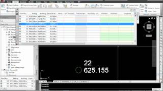 AUTOCAD CIVIL 3D 2012  Modo simples de inserir pontos e tabela de pontos no Civil 3D [upl. by Remas165]