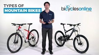 What are the different types of Mountain Bikes [upl. by Terzas682]