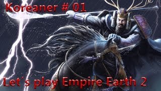 Let´s play Empire Earth 2 Koreakampagne 01 HD Deutsch Gründung einer Nation [upl. by Cosma]