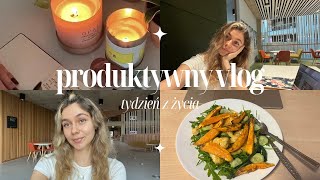 PRODUKTYWNY VLOG 🌱  Tydzień z życia studentki w Anglii nauka siłownia amp gotowanie [upl. by Gyasi]