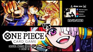 One Piece Card Game Casual Match Booster OP06 Part 11  Monkey D Luffy vs Uta [upl. by Asilim]