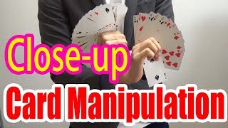 card manipulation tutorial easyCloseup Card ManipulationUHM [upl. by Aicad]