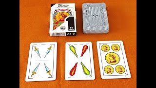 CARTOMANCY  OPEN READING WITH THE SPANISH BARAJA PLAYING CARDS  TUTORIAL [upl. by Eltsyrk]