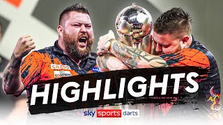 Michael Smith amp Michael van Gerwens EPIC final  World Darts Championship Final 2023 Highlights [upl. by Ecniv]