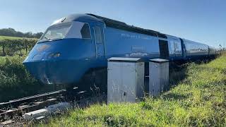 The Exmoor Coast Pullman at Blue Anchor on the WSR  Midland Pullman HST Set 17092024 [upl. by Publus]