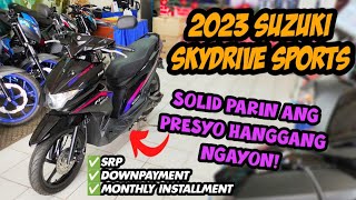 2023 Suzuki skydrive Sports Scooter Goods For Beginner Review Srp Downpayment Installment [upl. by Alyworth]