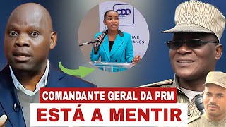 Adriano Nuvunga diz que o Comandante Geral da PRM é Mentiroso e vai Provar em Tribunal 🙄 [upl. by Norga672]