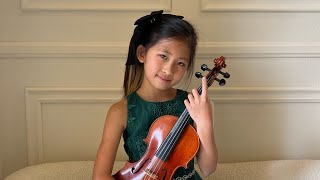 Kaylee 2024 Violin Competition  Sicilienne and Rigaudon [upl. by Thessa]