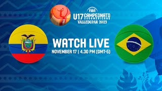 Ecuador v Brazil  Full Basketball Game  FIBA South American U17 Championship 2023 [upl. by Germano]