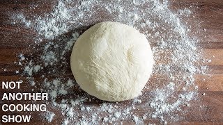 HOW TO MAKE FRESH PIZZA DOUGH WITHOUT MIXER [upl. by Sirotek]