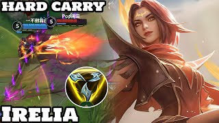 Wild Rift Irelia  Top 4 Irelia Hard Carry Gameplay Rank Challenger [upl. by Karilynn28]