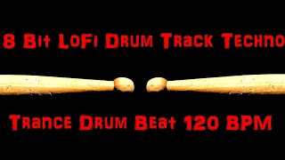 Techno Drum Beat 120 BPM Rave Dance Beats Lofi [upl. by Citron]