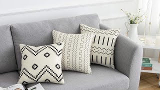 Easy DIY Pillow Case  How To Make A Pillow Cover Fast  Thuys Crafts [upl. by Nelleeus]