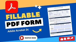 how to create a fillable pdf form in adobe acrobat [upl. by Essirehc]