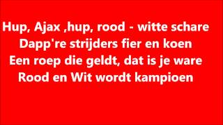 Ajax • Clublied met songtekst [upl. by Bourke264]