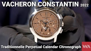 VACHERON CONSTANTIN Traditionnelle Perpetual Calendar Chronograph Collection Excellence Platine [upl. by Aihseit]