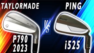 Taylormade P790 2023 vs Ping i525 Forgiveness Test [upl. by Naibaf595]