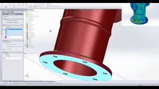 Advanced Fixtures in SolidWorks Simulation [upl. by Xever241]