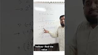 7th maths Indices  Find the value  Exponents  shorts indices [upl. by Annaeed]