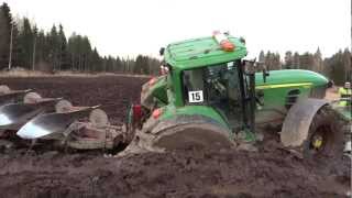 Ny lyckad bärgning av en JOHN DEERE 7530 [upl. by Nonnaihr]