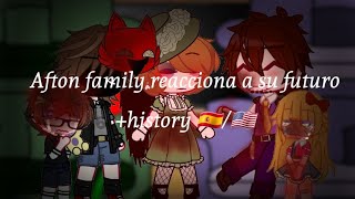 •Afton family reacciona a su futuro• All parts 🇪🇸🇺🇲 history [upl. by Philip]