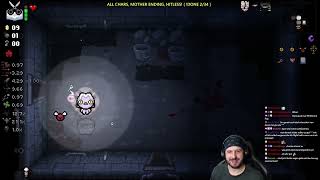 TBOI REPENTANCE Hard mode no hit tainted eden mother ending worlds first [upl. by Joseito]