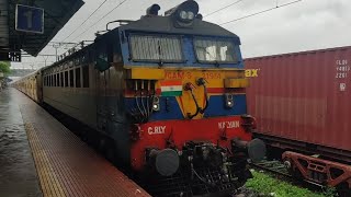 11029 Koyna Express  skipping Bhivpuri Road Station  Indian railway youtube train shorts [upl. by Buckler367]