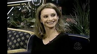 Calista Flockhart Interview  Tonight Show 1999 [upl. by Kinimod]