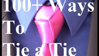 How To Tie a Tie Trinity Knot for your Necktie [upl. by Nomolos]