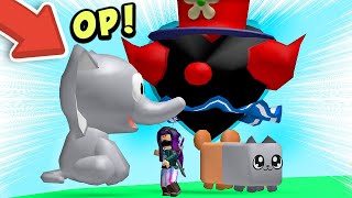 Getting DARK SOUL ELEPHANT PLUSHIE and CATMOUSE PET Clown Rewards in Roblox Bubble Gum Simulator [upl. by Oiramad]