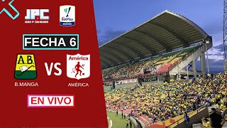 Fecha 6  Bucaramanga vs América  Liga Betplay 2024II  EN VIVO [upl. by Janaye]