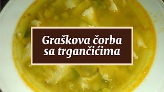 Graškova čorba sa trgančićima [upl. by Lancey]