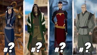 Ranking the Most Powerful Red Lotus Members in Avatar [upl. by Nanis54]