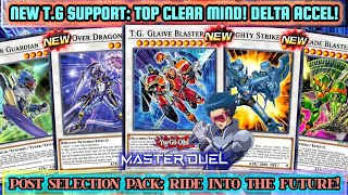 NEW TG SUPPORT is HERE DELTA ACCEL Glaive Blaster Mighty Striker Over Dragonar MASTER DUEL [upl. by Parsons21]