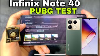 INFINIX Note 40 Pubg Test  Infinix Note 40 Pubg Ghraphics Test  Battery Test  Gyro Test  Review [upl. by Joselyn]