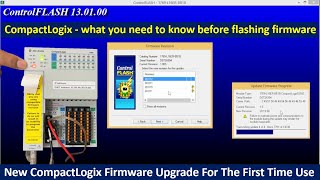 Flashing Firmware of CompactLogix 1769L16ER  How to upgrade firmware of Compactlogix controller [upl. by Eittod]