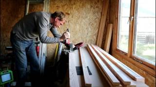 Making the corner details for the shed cladding [upl. by Acimehs228]