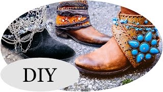 DIY Boho Boots 5 Stiefel Styles für den Herbst [upl. by Browne]