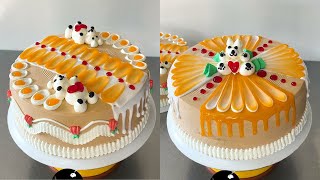 tutorial para decorar tortas con ositos en crema  cake  pastel  torta [upl. by Ericka]