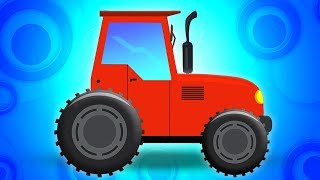 trattore  formazione e usi  Tractor  Formation And Uses  Kids Play Time Italiano [upl. by Lissner]