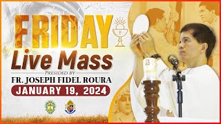 FRIDAY FILIPINO MASS TODAY LIVE  JANUARY 19 2024  FR JOSEPH FIDEL ROURA [upl. by Osmond]