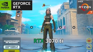 RTX 3070 ti Fortnite Performance Mode [upl. by Iznyl]