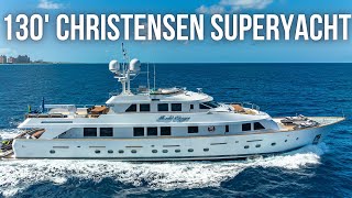 Touring a 7250000 TriDeck SuperYacht  130 Christensen Super Yacht Tour [upl. by Slifka204]