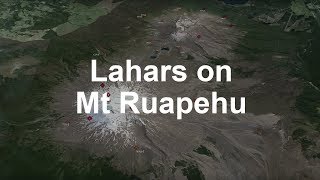 Lahars on Ruapehu Volcano [upl. by Layney]