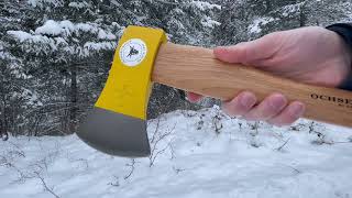 Oxhead of Germany 800 Axe Quick view by wwwbushcraftcanadacom [upl. by Dinsdale]