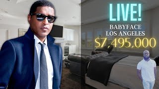 Babyface House Tour  LIVE with The Real Estate Insider [upl. by Orling545]