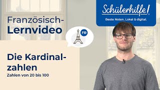 Französisch – die Zahlen von 20 bis 100 🎓 Schülerhilfe Lernvideo Französisch [upl. by Notnirt33]