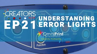 Creators Live July 8th 2021  Understanding Error Lights [upl. by Amrac]