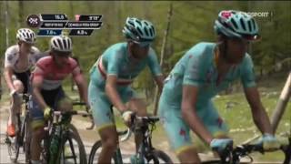 Giro dItalia 2016  Tappa 20  Nibali Rosa  Magrini Salvo Aiello Show [upl. by Arahsit]